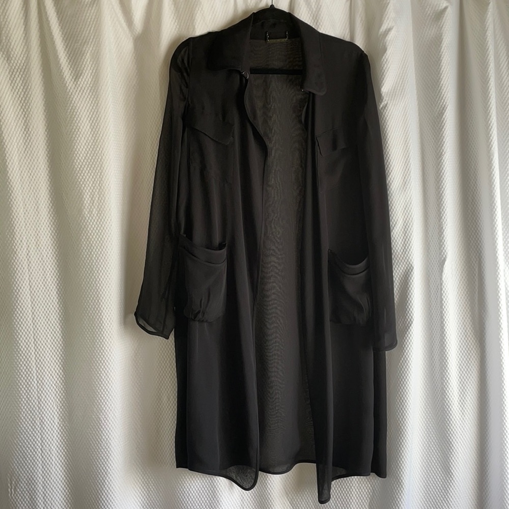 Diane von Furstenberg Sheer Coat